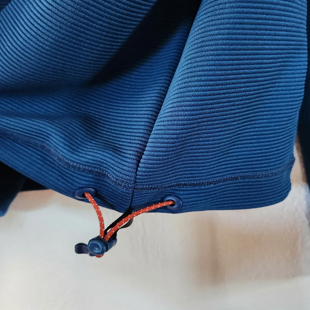 L.L. Bean Men's Slightly Fitted Hoodie VentureStretch W/Orange Trim Size L - Picture 3 of 8